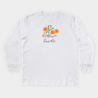 Wildflower Guide Kids Long Sleeve T-Shirt